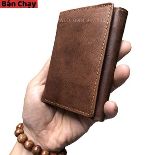 [HOT]Ví Nam, Ví Da Nam Da Bò Nguyên Tấm Dáng Đứng-Kiểu Dáng HOT 2020 - BẢO HÀNH 12 THÁNG