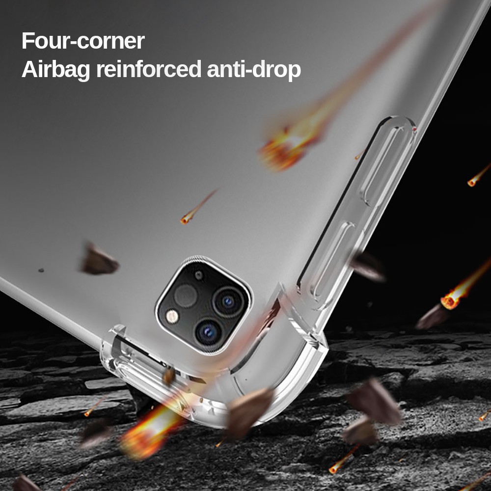 Ốp lưng silicone TPU siêu mỏng trong suốt cho iPad Pro 11 12.9 10.5" 2020 Mini 1 2 3 4 5 Air 2 iPad 2 3 4 | BigBuy360 - bigbuy360.vn