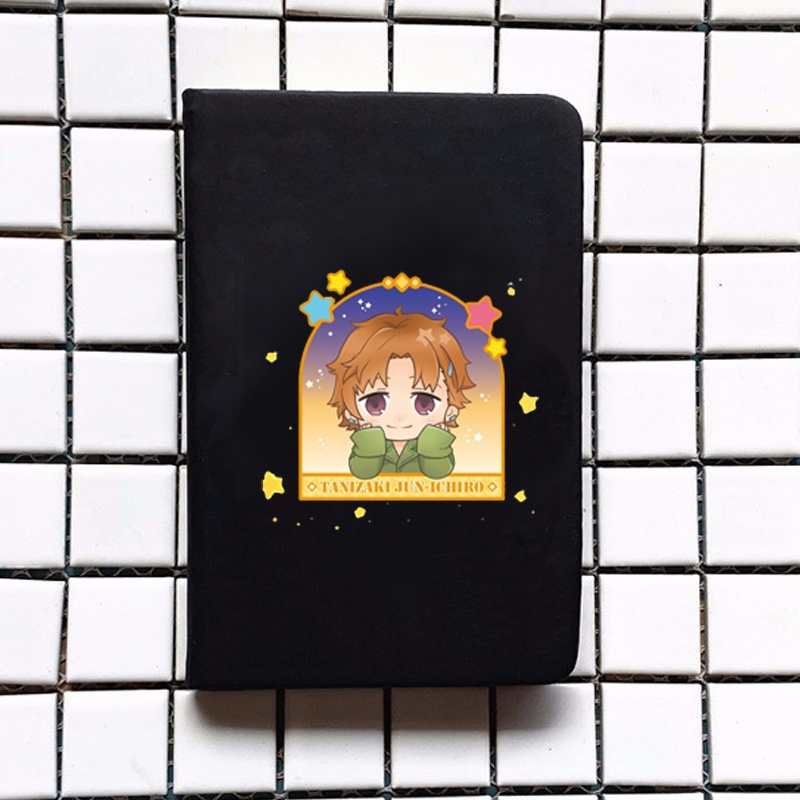 Sổ da cầm tay A6 in hình anime chibi BUNGOU STRAY DOGS ghi chép tiện lợi đi học