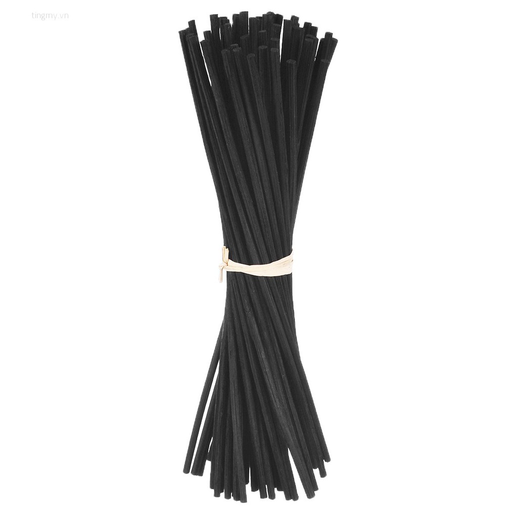 Set 50 Que Mây Màu Đen Thay Thế Chuyên Dụng Cho Máy Khuếch Tán Tinh Dầu