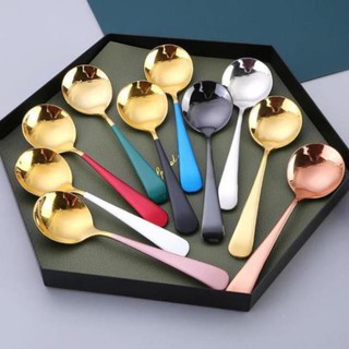 Thìa vàng cao cấp - Thìa inox mạ vàng sang trọng