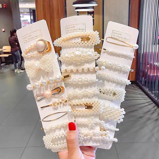 Set Kẹp Tóc Dây Buộc Tóc Loại Mới