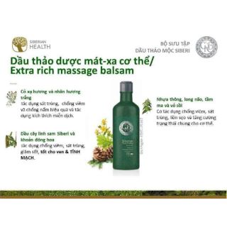 Dầu thơm mát-xa cơ thể/Extra rich massage balsam