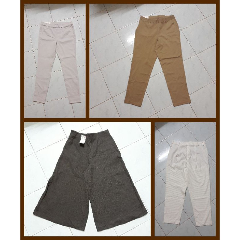 🌹🌿❤ Quần tây baggy legging Uniqlo