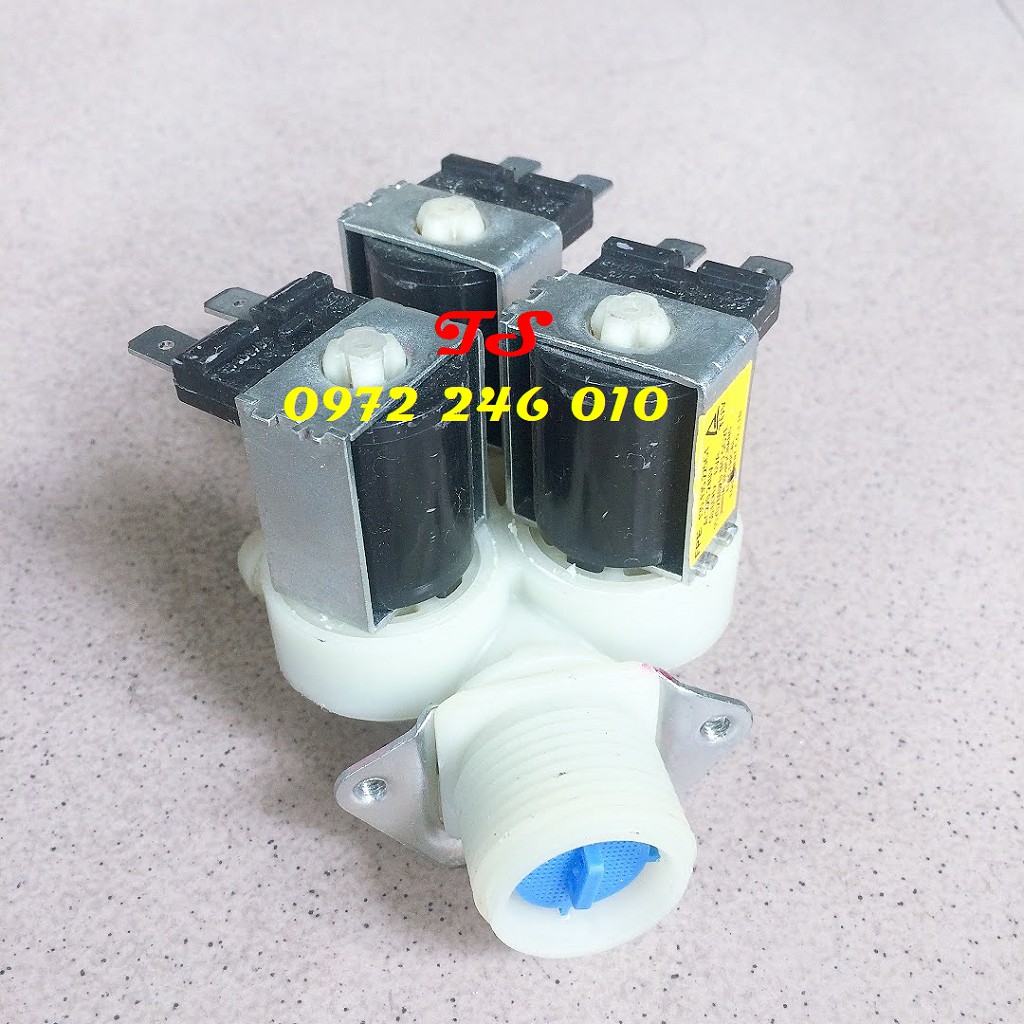 Van cấp nước ba cổng máy giặt Samsung/ LG đa năng 3 cửa [FREESHIP] Van cấp 3 cổng đa năng