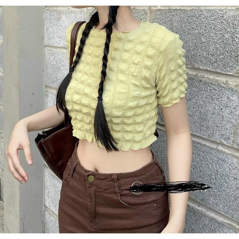 Áo xốp to tay ngắn