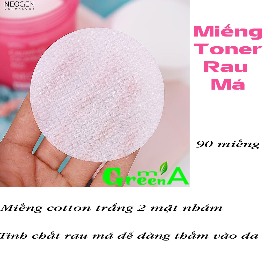 Miếng Tẩy Da Chết Neogen Tẩy Trang Neogen Gauze Peeling Chanh, Trà Xanh, Than Tre, Rau Má Cica, Carrot, Vang Đỏ