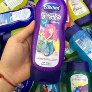Sữa tắm gội Bubchen Đức 2in1 cho trẻ em