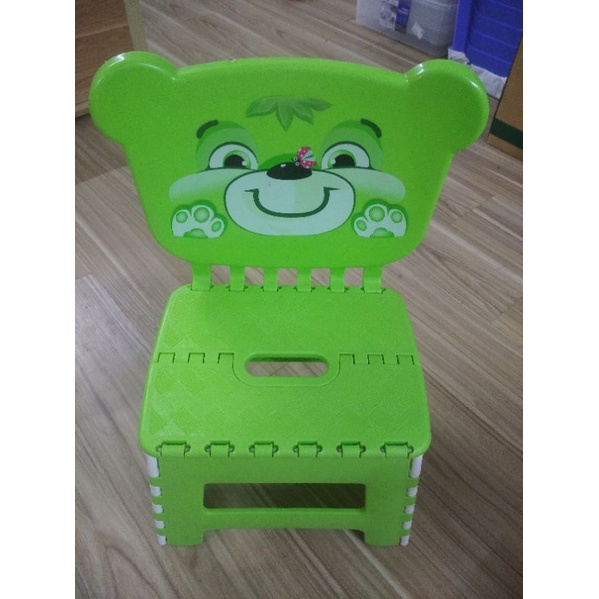 Ghế xếp nhựa hình gấu Duy Tân các cỡ 34 x 24 x 46,2 cm