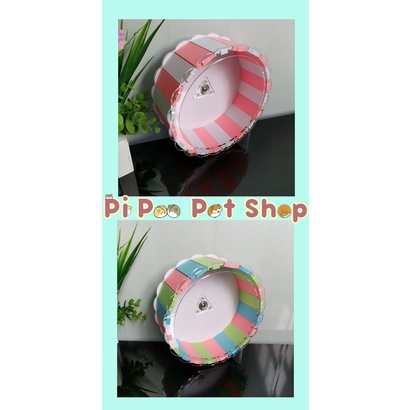 Bánh chạy wheel lắp ráp bằng gỗ cho hamster