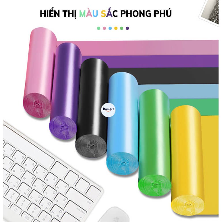 100 Túi Nilong Đựng Rác 150g 5 Cuộn Túi Đựng Rác Tự Hủy Sinh Học SIÊU DAI Tiện Lợi