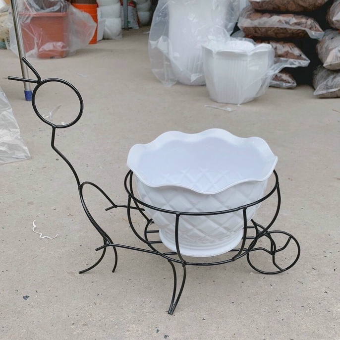 Chậu nhựa quả dứa để bàn 10- 27cm nhựa dày cao cấp