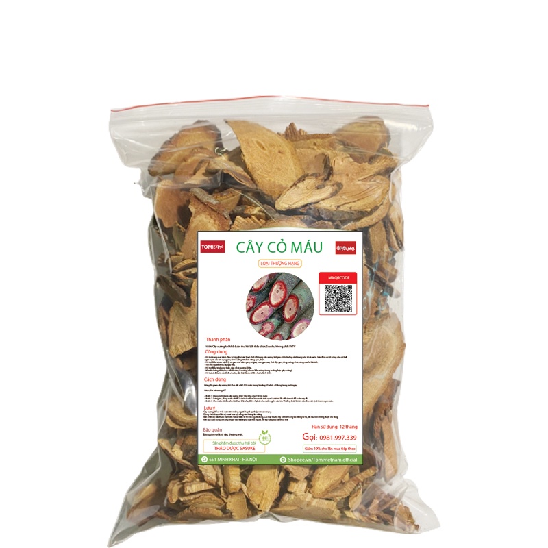 Cây cỏ máu khô thượng hạng Sasuke 1kg hỗ trợ lên cân