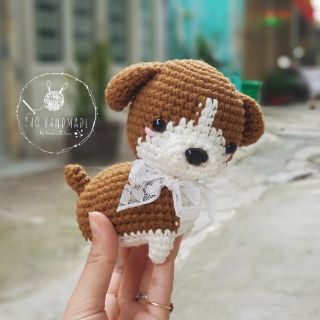 Cún con handmade bằng len