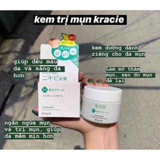 KEM GIẢM MỤN DƯỠNG DA KRACIE 50G NHẬT BẢN