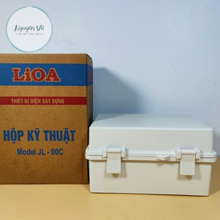 Hộp Nhựa Kỹ Thuật LiOA - Tủ Điện Trong Nhà, Ngoài Trời LiOA JL-00C, JL-00B. Tủ Có Ron Kín Nước (Tặng Thanh Ray, Vít)