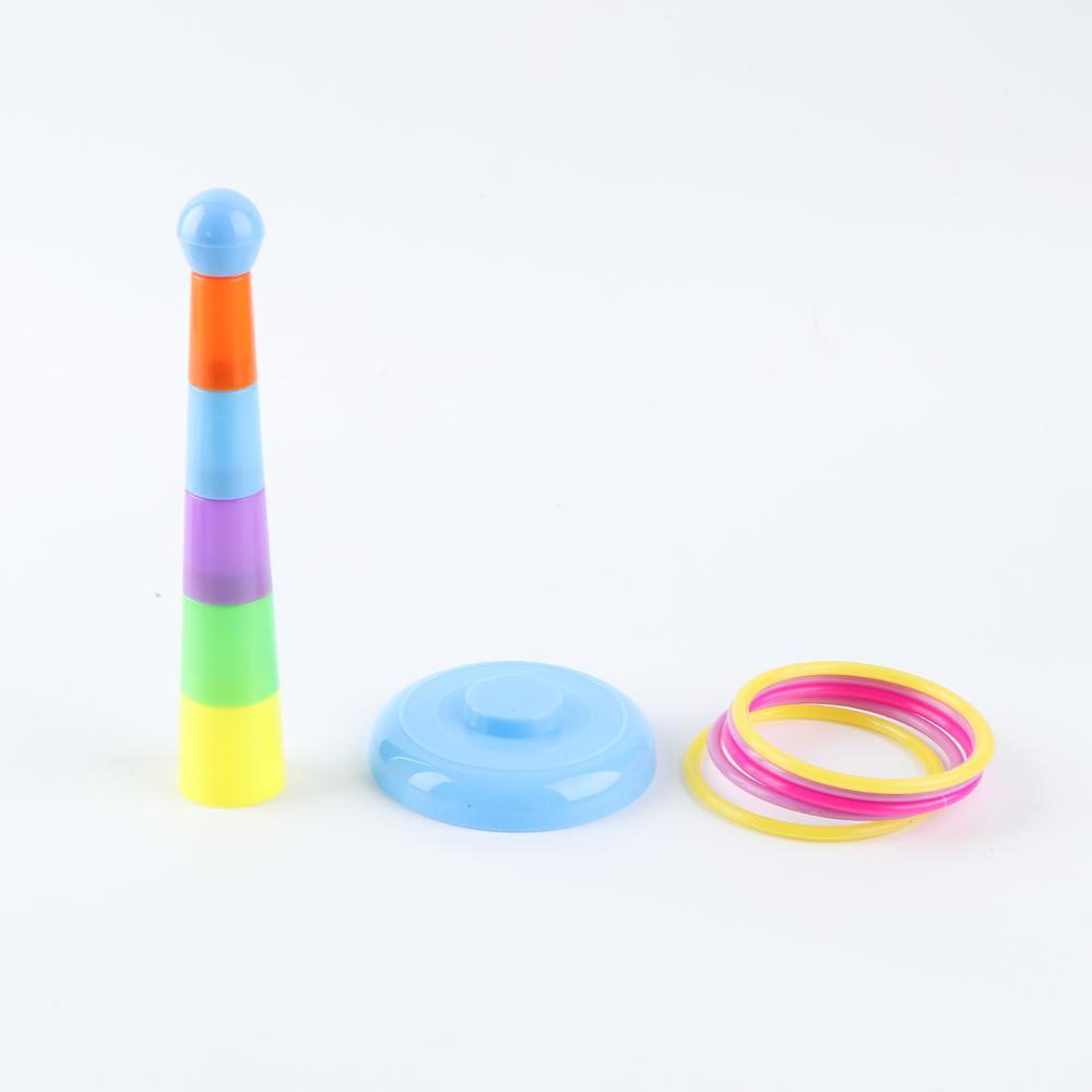 LANFY Vòng Nhẫn Nhựa Xếp Chồng Lên Nhau Giáo Dục Sớm Cho Bé