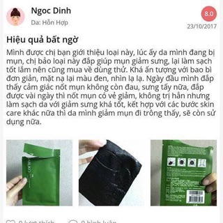 MẶT NẠ NARUKO TRÀM TRÀ