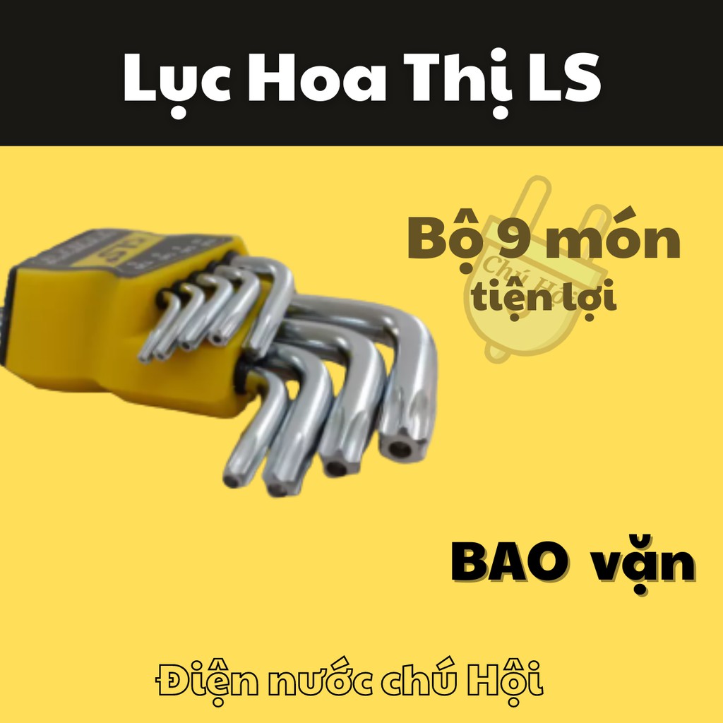 Bộ Lục Giác Bông Mai , Hoa Thị , Sao 9 cây trọn hàng cao cấp Giá Rẻ Siêu Bền Dụng cụ đa năng Điện Nước Chú Hội