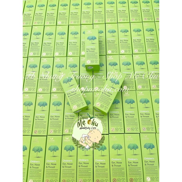 HARKER XANH LÁ tai mũi họng cho bé date 12/24