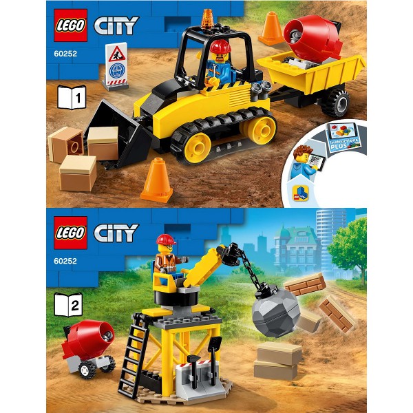 [Mã LIFEMALL2503 giảm 50K đơn 99K] LEGO® City 60252 Máy Ủi Công Trình