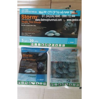 Thuốc trừ chuột STORM 20viên (Đức)