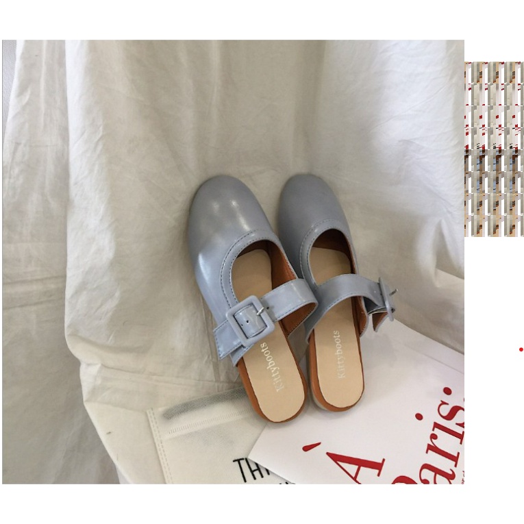 Dép quai ngang caro, đế bánh mì cực yêu