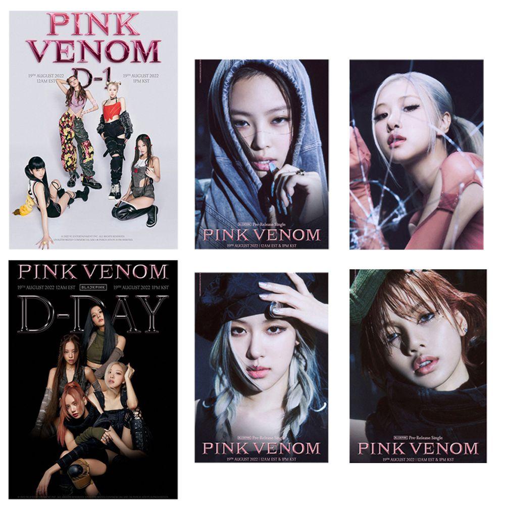 Sticker Dán Tường Tự Dính Hình VENOM Màu Hồng Thời Trang Trang Trí Phòng Ngủ Phòng Khách