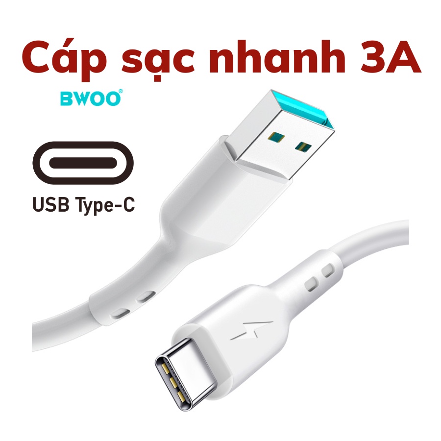 Cáp sạc nhanh Type C , Ip dây dài 1m