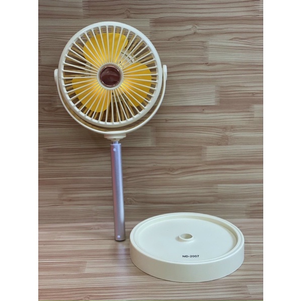 QUẠT SẠC SIÊU MÁT ĐA NĂNG KÉO CAO 68CM XOAY 180 ĐỘ NĐ2007