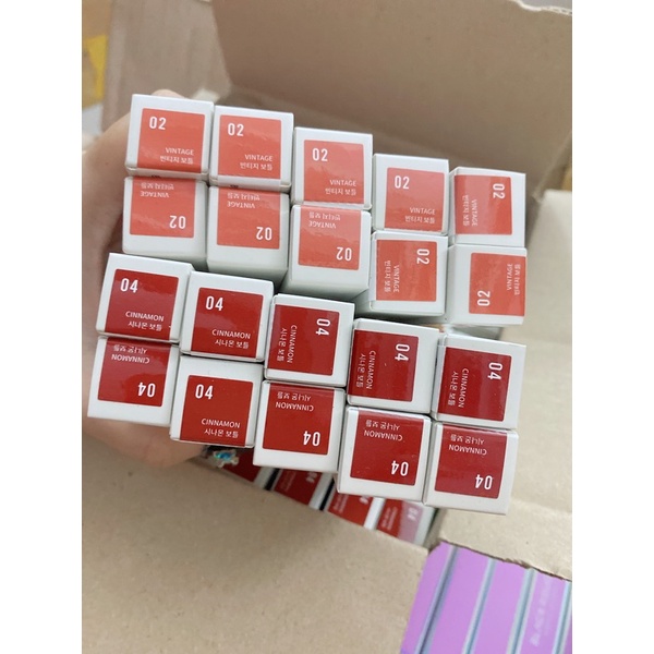 Son Tint Bóng Bbia Glow Lip Tint 3.2g full màu 001 002 003 004 005