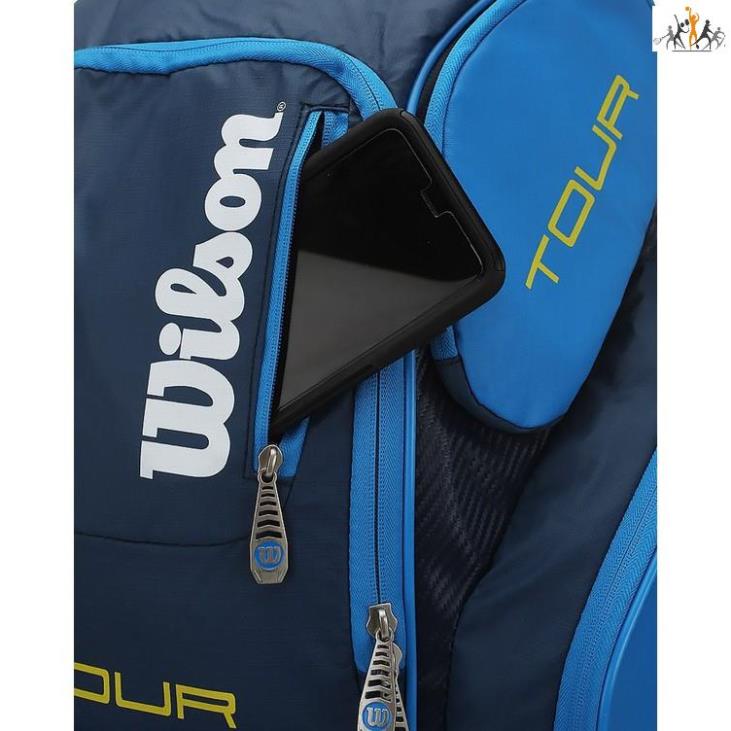 Ba lô Tennis Wilson Tour V Large ( màu đen) Tốt