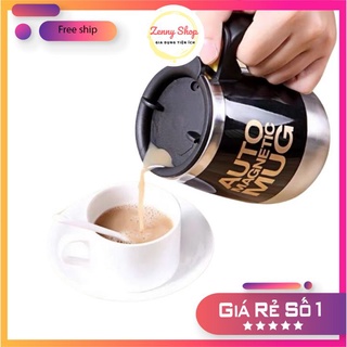Cốc pha cà phê tự khuấy cốc cafe lùn lốc xoáy thông minh zennyshop - Z32