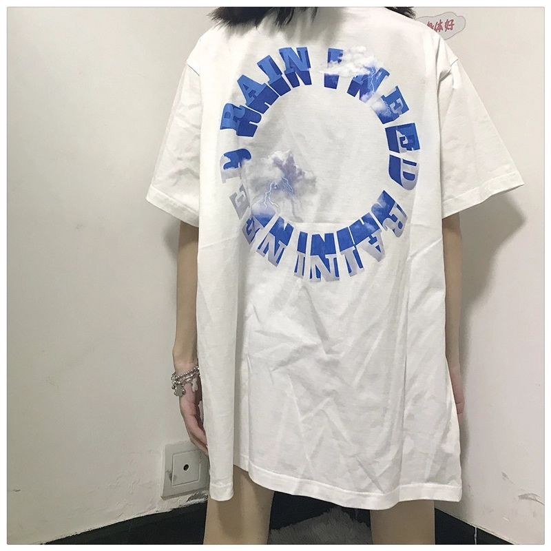 Áo thun tay lỡ nam nữ, áo phông unisex form rộng chất cotton mát mịn thấm hút mồ hôi in hình Mặt Trăng | BigBuy360 - bigbuy360.vn