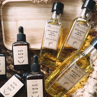 [OIL DƯỠNG ORGANIC] Dầu Mầm Gạo Hữu Cơ Nguyên Chất - Dưỡng Da, Dưỡng Tóc, Dưỡng Dài Mi