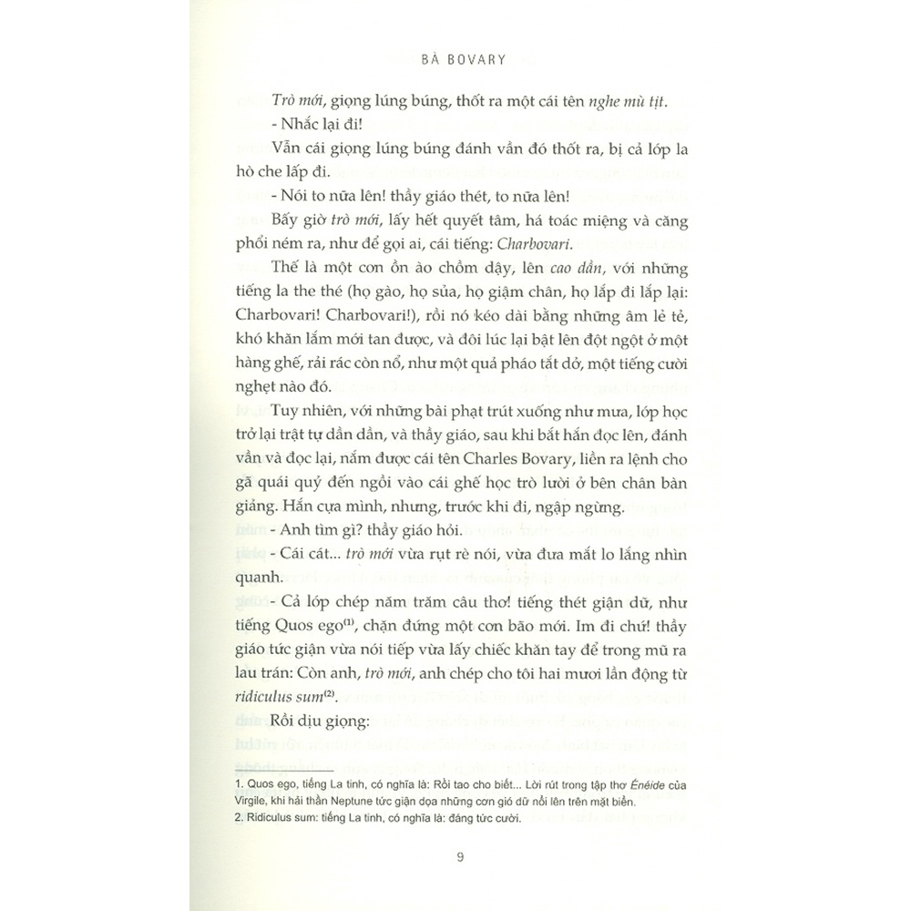 Sách - Bà Bovary (Bìa Cứng)