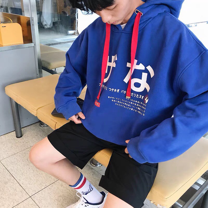 Áo hoodie nỉ unisex form rộng WIND In Chữ Hàn nam nữ phong cách ulzzang Wind | BigBuy360 - bigbuy360.vn