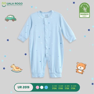 UR2019 Body dài tay cài giữa Uala Rogo vải sợi tre