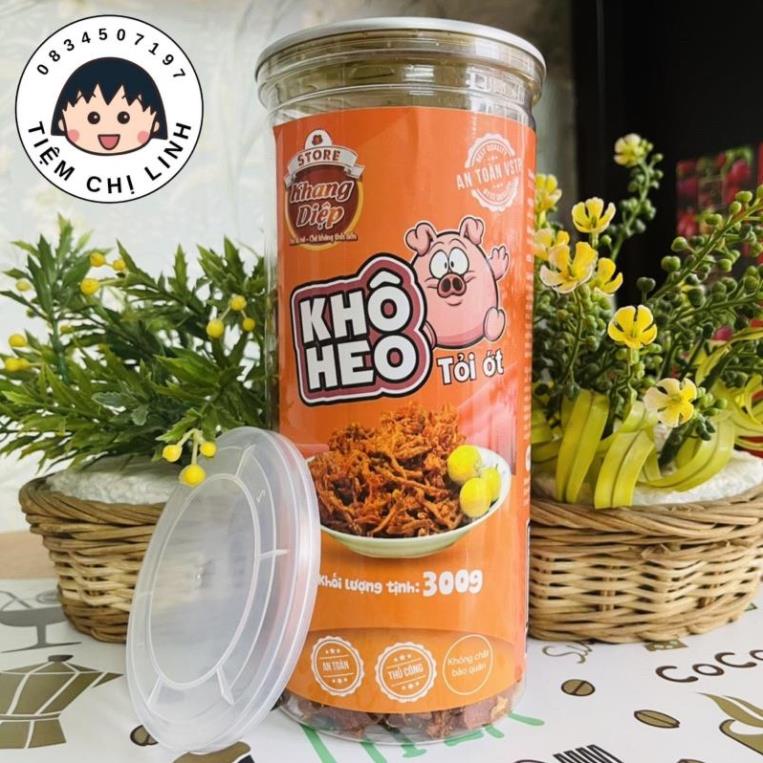Khô heo cháy tỏi 300g Tiệm Chị Linh đồ ăn vặt Hà Nội | BigBuy360 - bigbuy360.vn