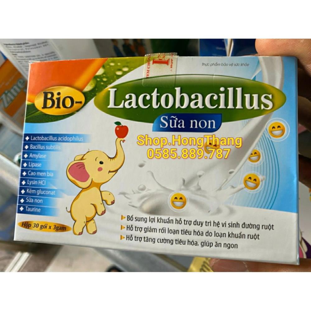 Bio- Lactobacillus Sữa non men cân hằng hệ vi sinh đường ruột, giảm rối loạn tiêu hóa, tăng cường sức đề kháng, ăn ngon