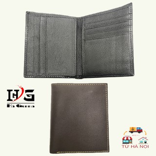 [HOT] Ví Da Nam, Bóp Nam Da Bò Thật Loại Tốt Kiểu Đứng Màu Nâu-Đen (BH 12 tháng)