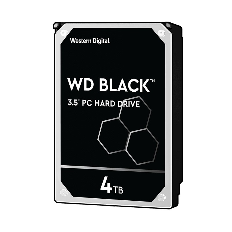 Ổ Cứng Gắn Trong HDD WD 4Tb Black SATA3 - 7200 rpm - 2 Nhân - 64MB cache - Hàng Chính Hãng