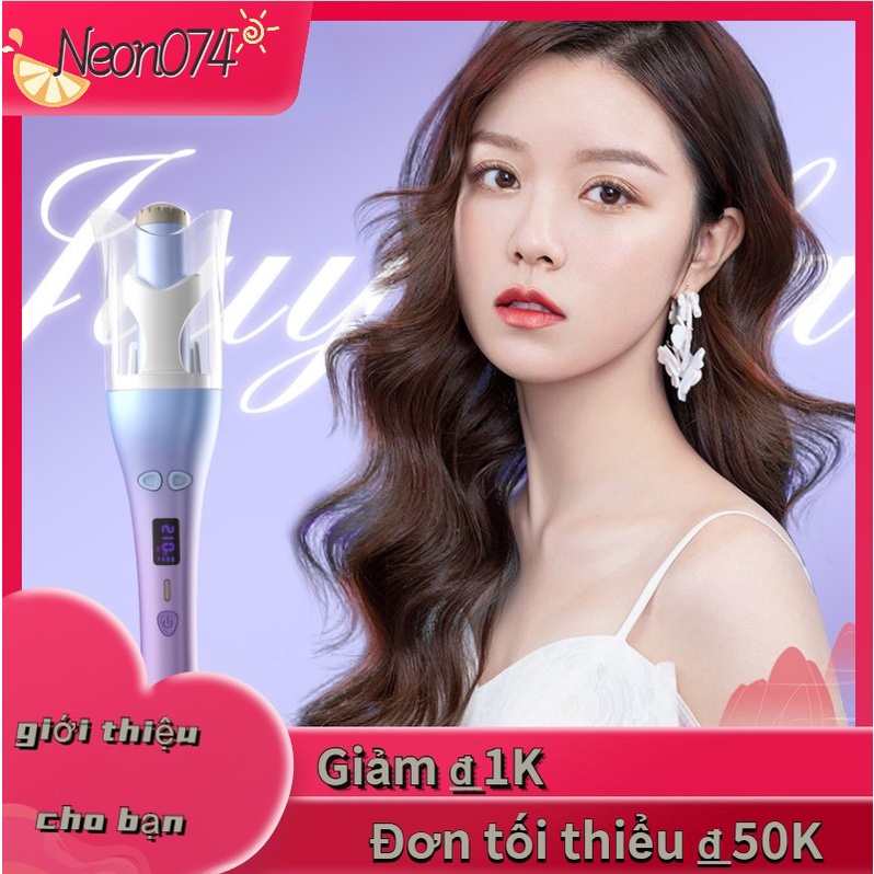 Neon074  Máy uốn tóc tự động xoay 360 độ làm xoăn tóc Đũa uốn tóc tự động Máy thùng quay lớn Điều khiển nhiệt độ thông minh Công cụ tạo kiểu chuyên nghiệp