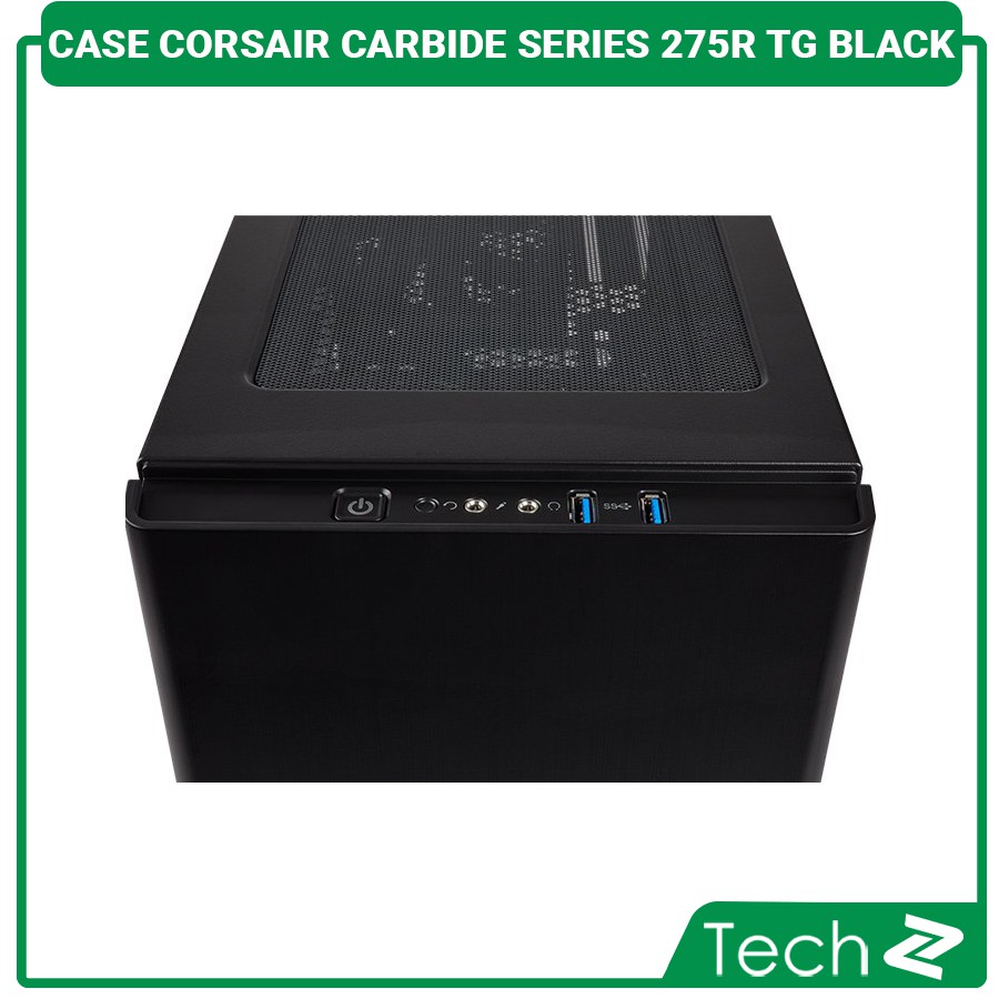 Vỏ Case Corsair Carbide Series 275R Tempered Glass Gaming (Mid Tower/Màu Đen)