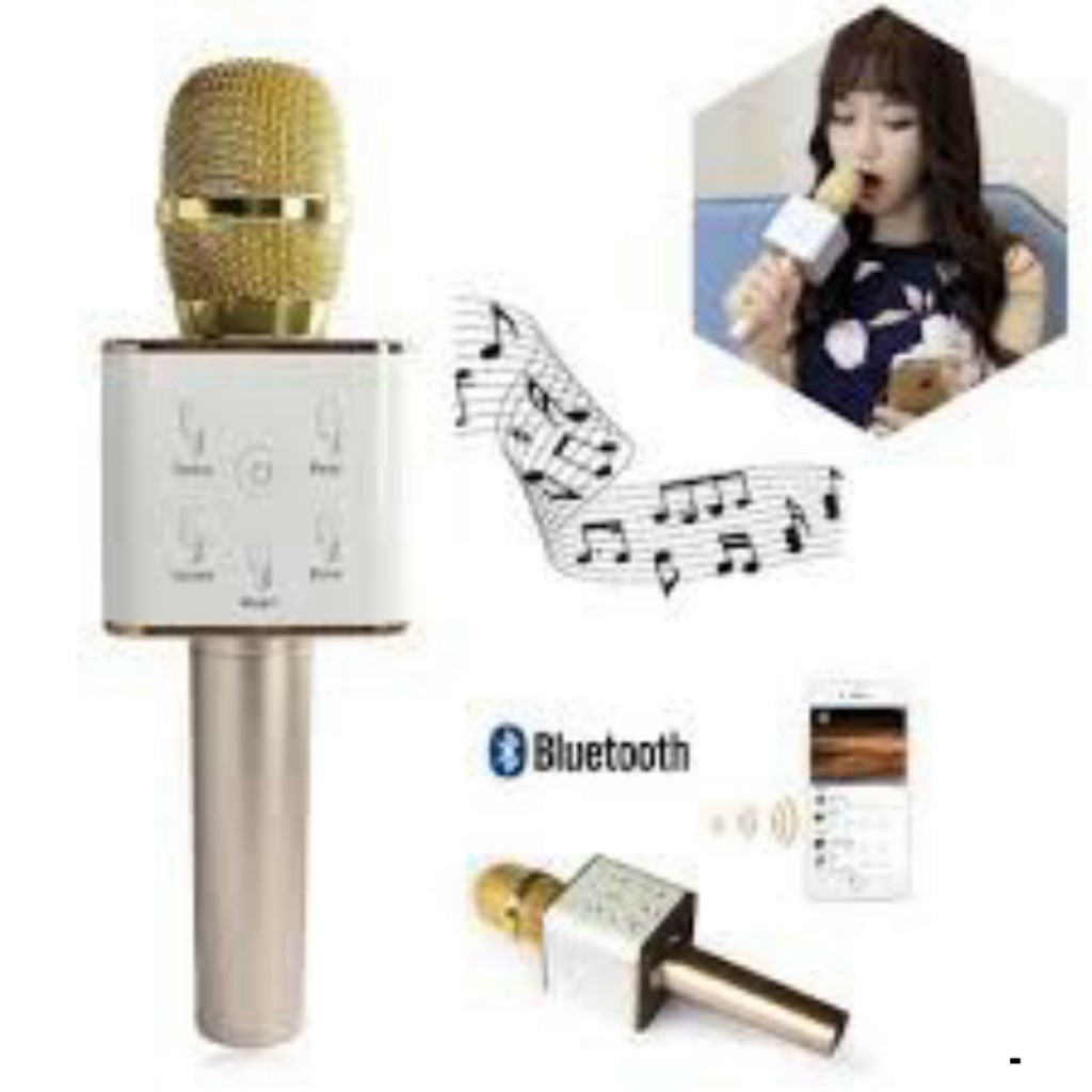 Micro hát Karaoke tích hợp Loa Bluetooth Q7