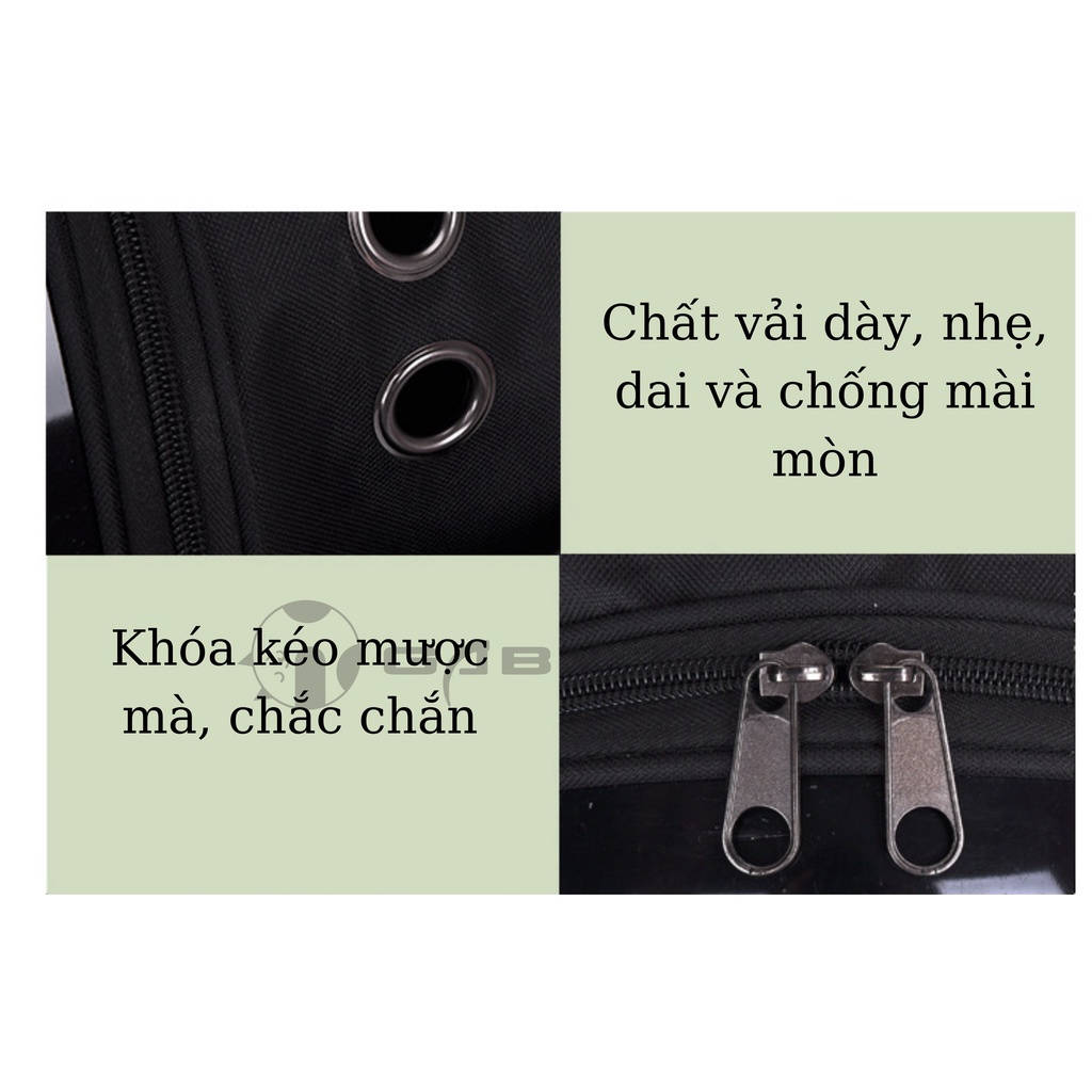 Balo Mèo Kiểu Dáng Phi Hành Gia Gaby Pet, Chất Liệu Nhựa ABS Bền Nhẹ