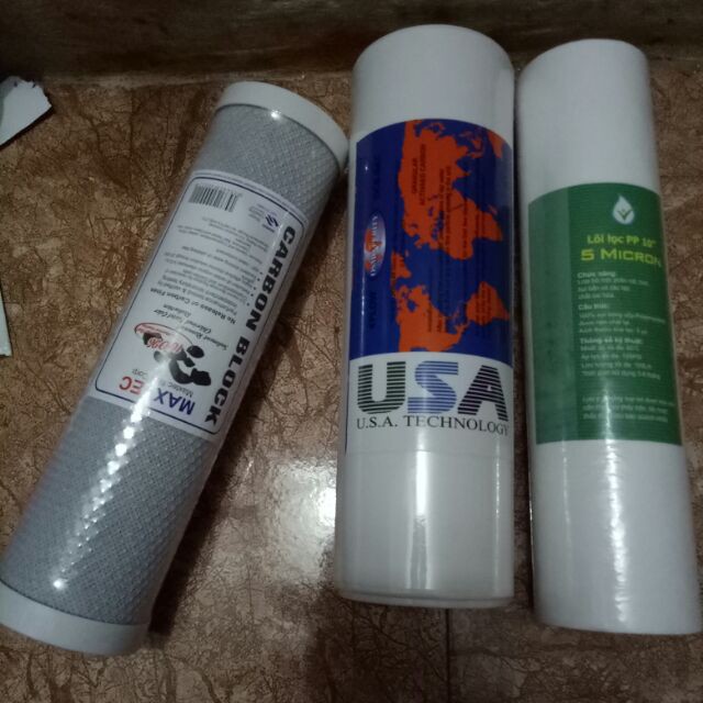 Bộ Ba Lõi Lọc Nước 1 2 3 Ly Lọc 10 Inch | BigBuy360 - bigbuy360.vn