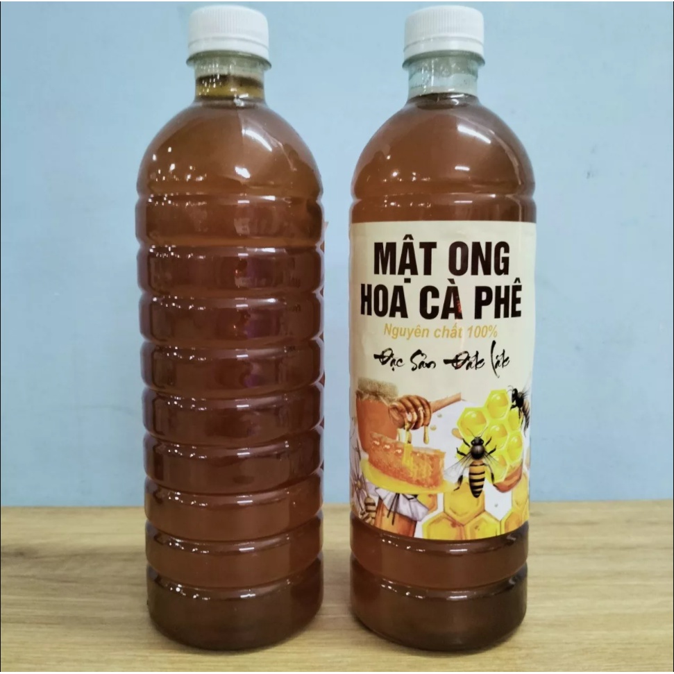 Mật ong rừng hoa cà phê Daklak 1lít hàng chuẩn 100%