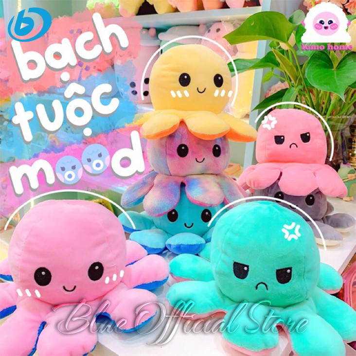 Bạch Tuộc Cảm Xúc 🦑 Gấu Bông Bạch Tuộc 🦑 Lộn 2 Mặt Hot Trend 😜 Gấu Bông 🤣 Cảm Xúc Cao Cấp Đáng Yêu Ngộ Nghĩnh