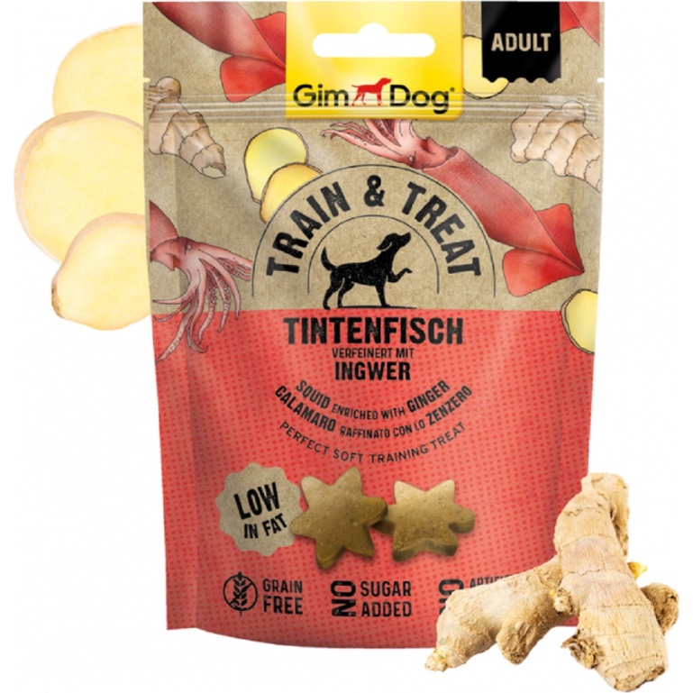 125g - GIMDOG TRAIN &amp; TREAT - Snack hỗ trợ huấn luyện cho chó - chính hãng Đức - PetZoneHCM